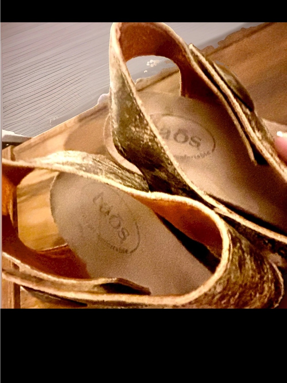 Taos Carousel 2 Wedge sandals inTaupe Multi Size 39 US 8.5-9 - Picture 5 of 12